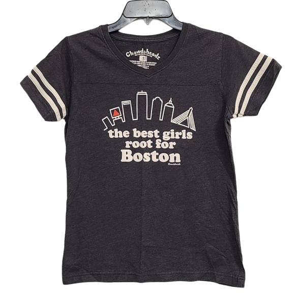 Chowdaheadz "the best girls root for Boston" Shirt Small - Picture 1 of 4